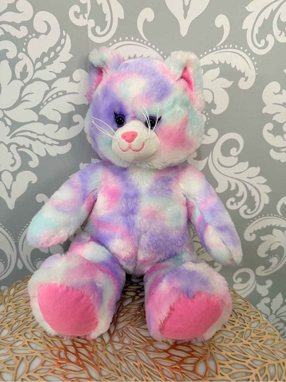 💫4/$25 • Build-A-Bear Pastel Swirl Kitty Plush
